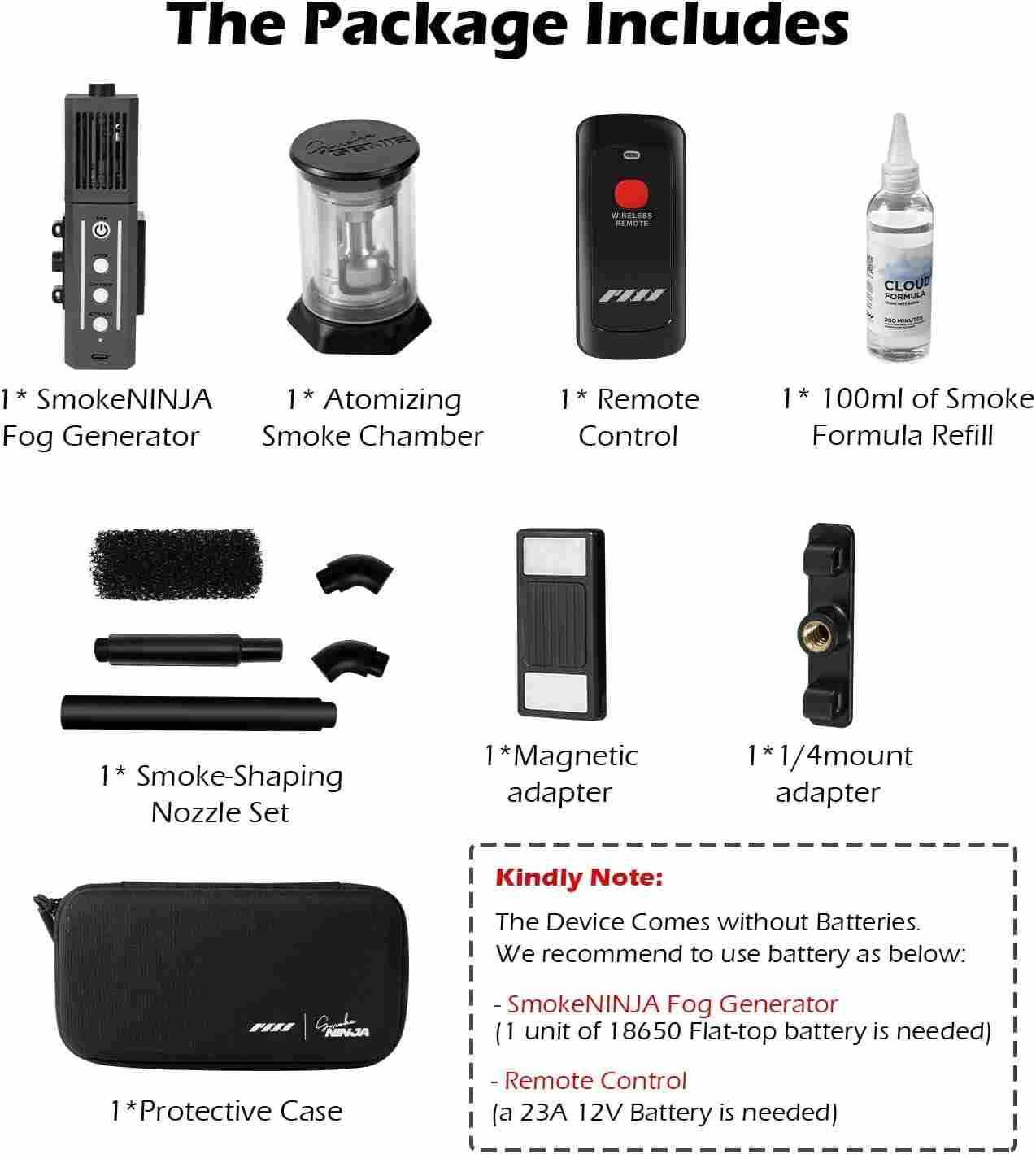 SmokeNINJA Handheld Smoke Machine